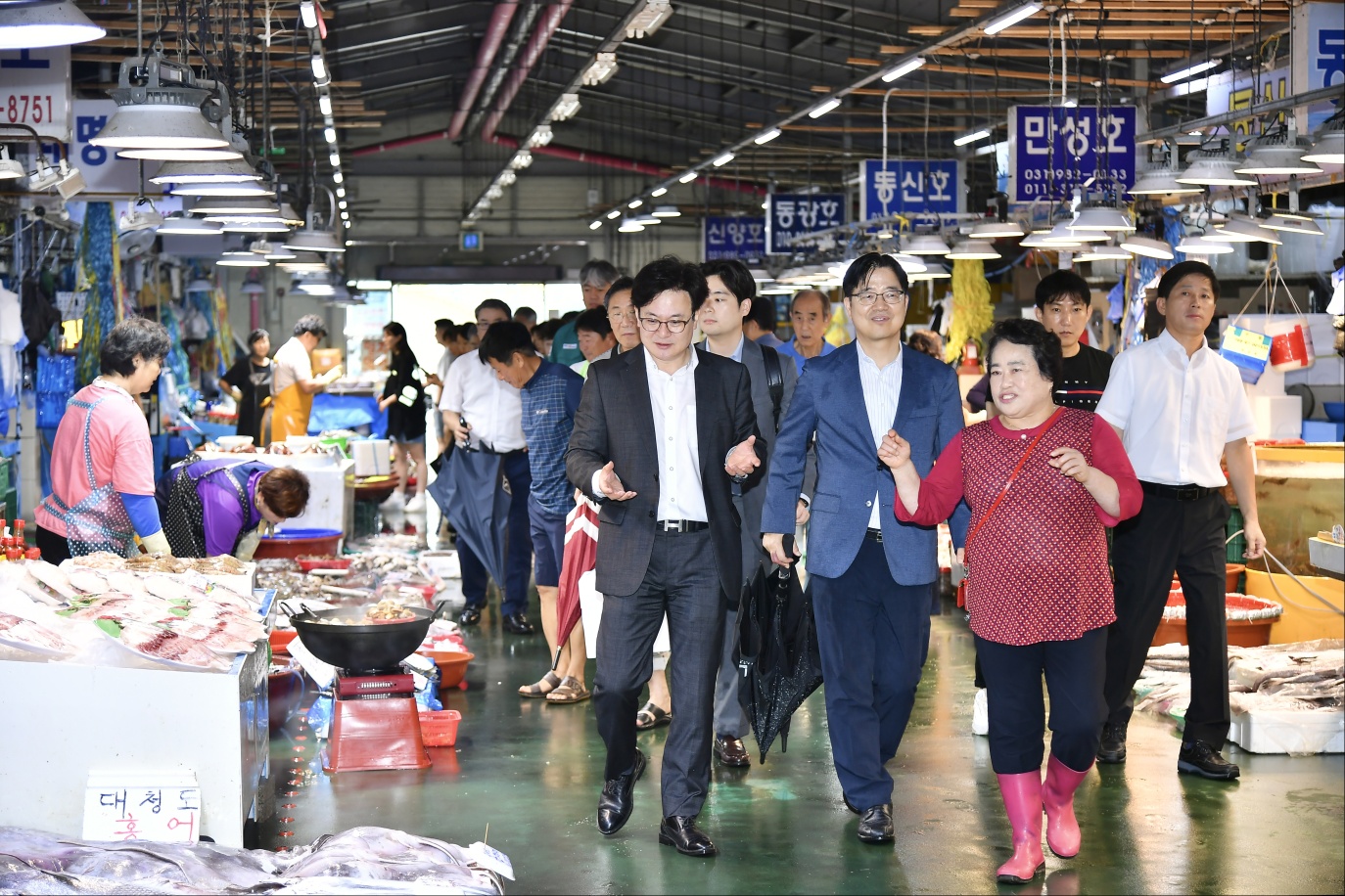 김병수 김포시장, 대명항 국가어항 개발구상 현장행정 실시 이미지